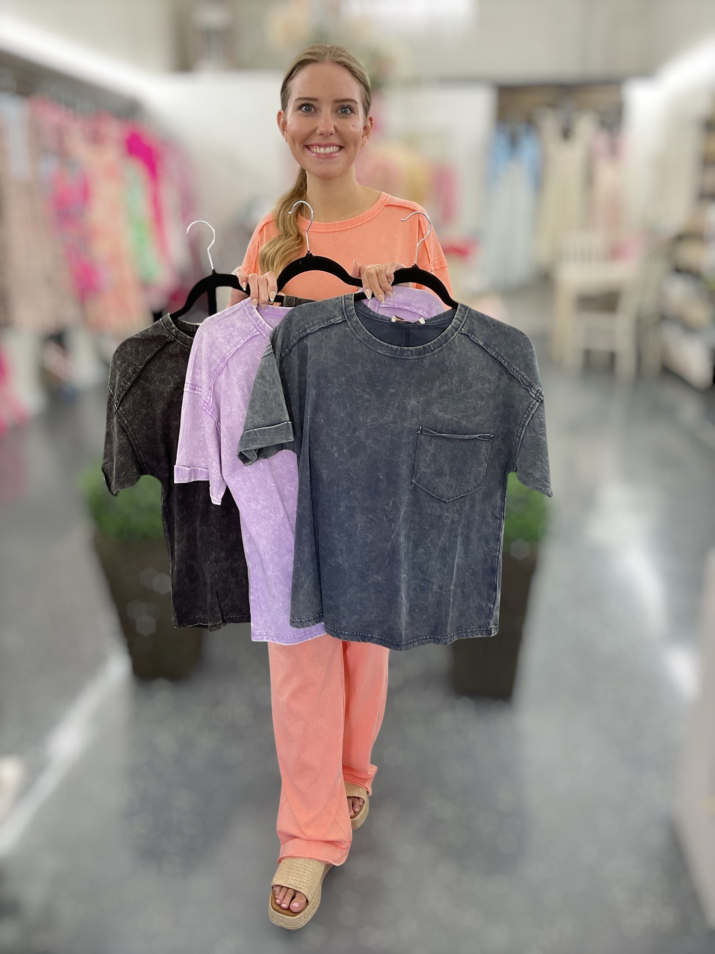 Z Acid Washed Lounge Set
