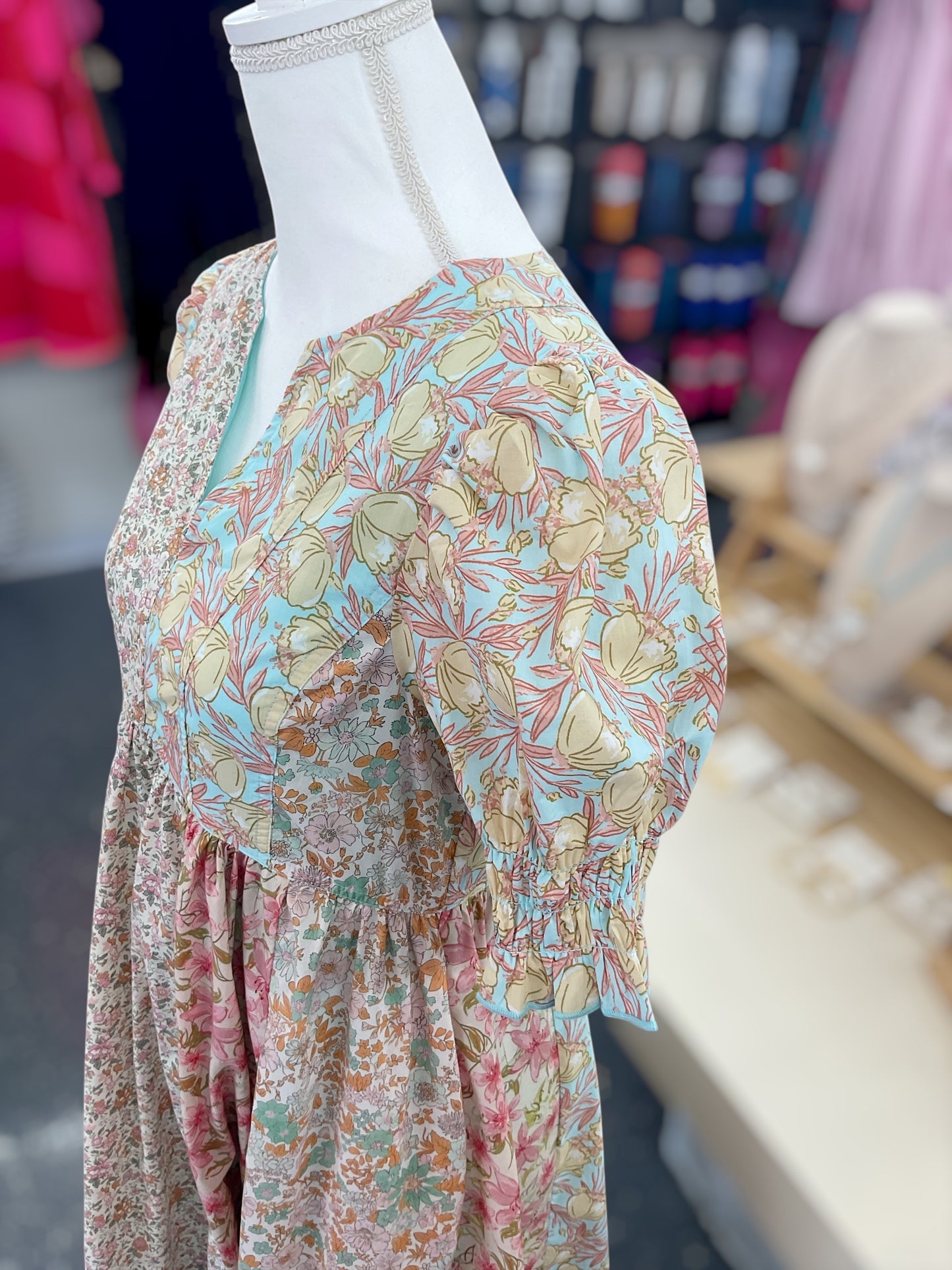 GG Floral Harmony Midi Dress