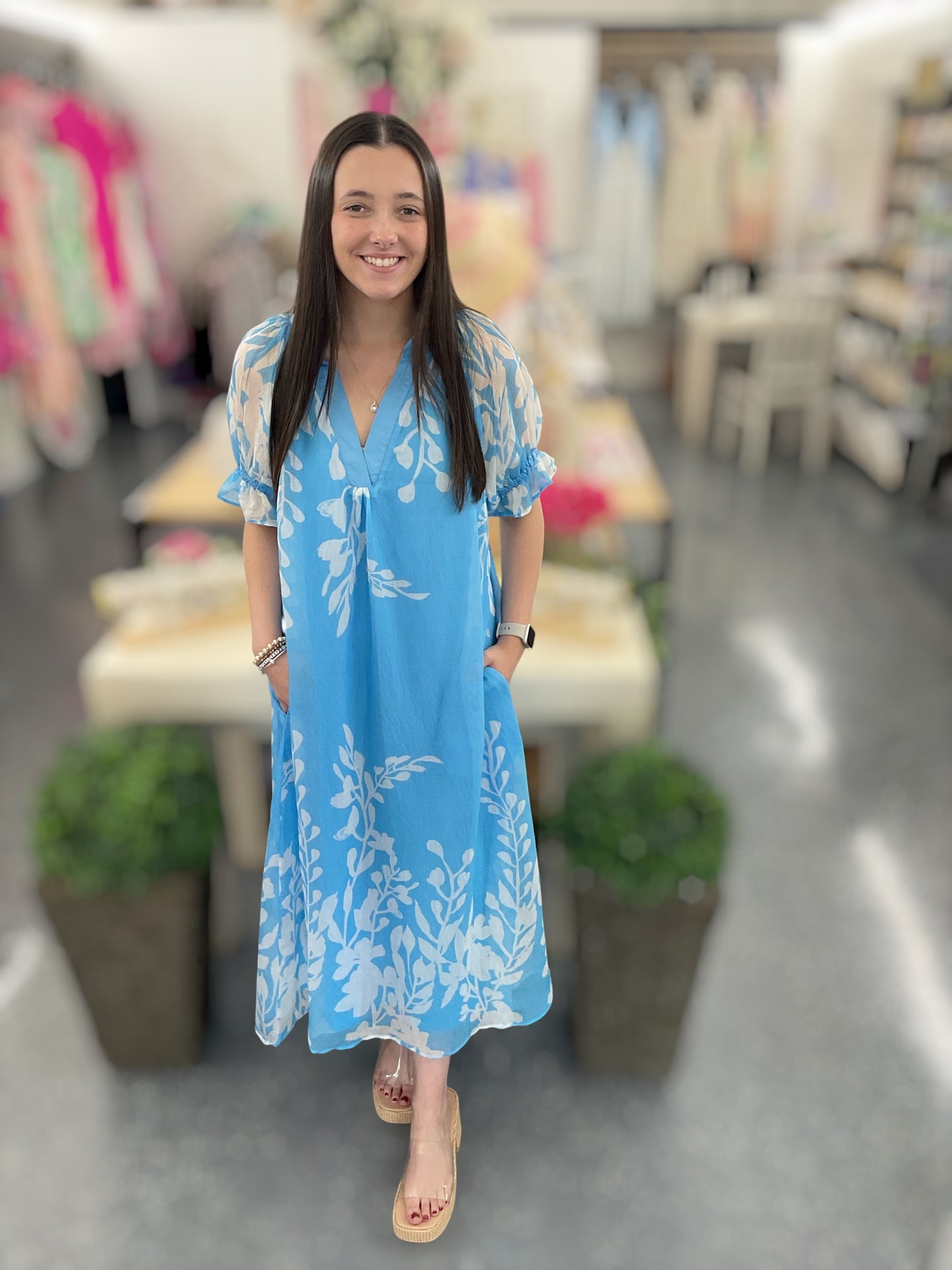 Sky Blossom Dress