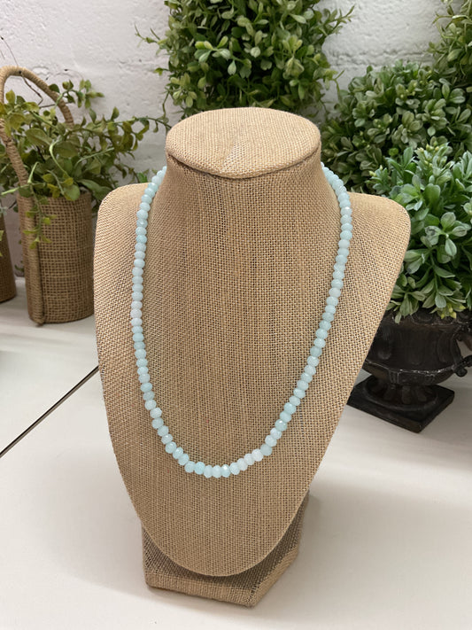 Light Blue Stone Necklace