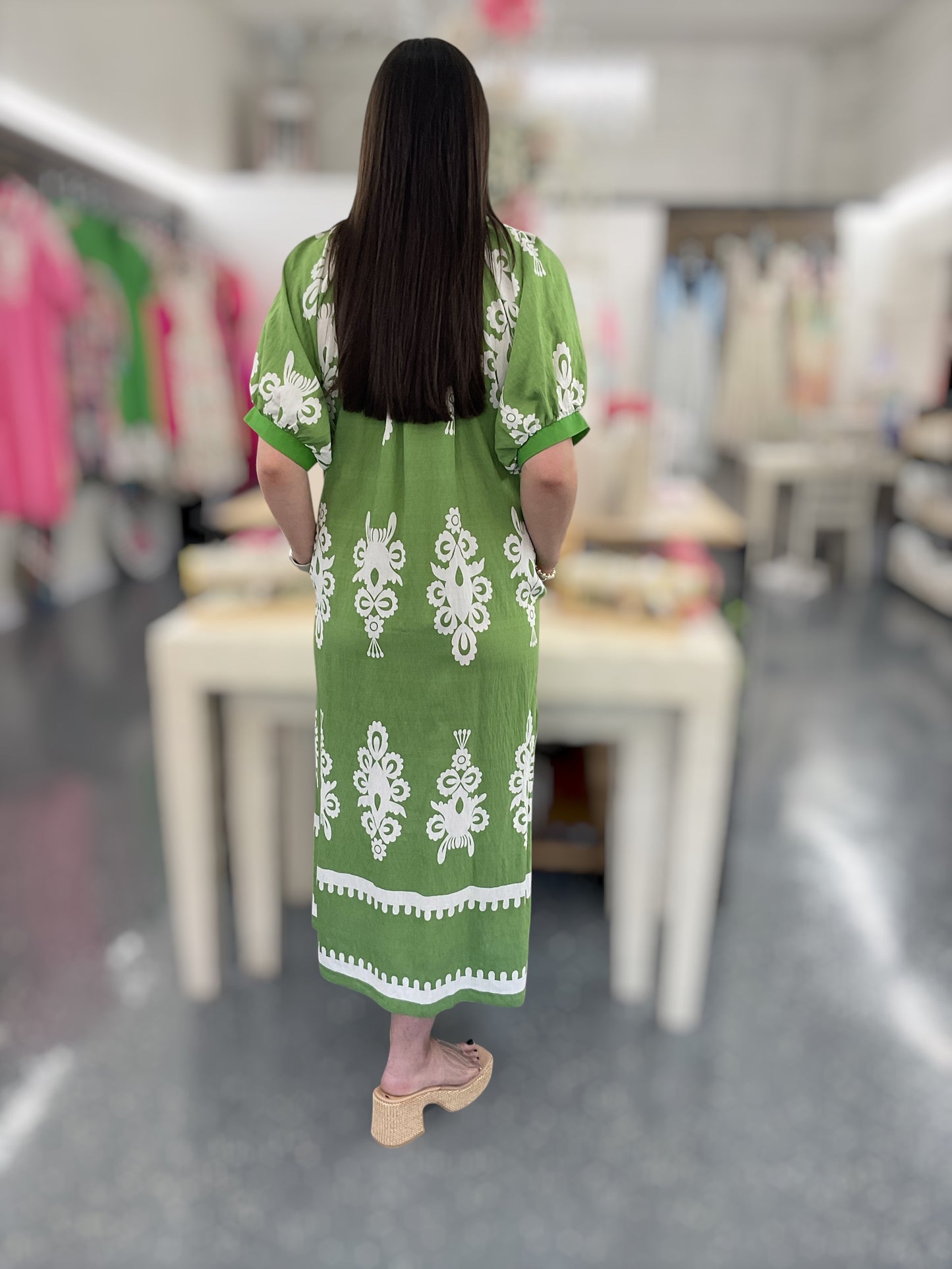Emerald Garden Dress