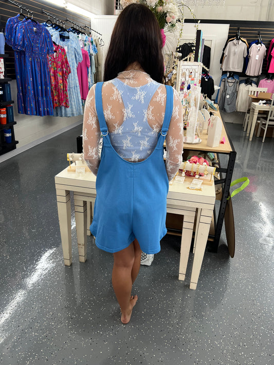 Blue Elegant Overall