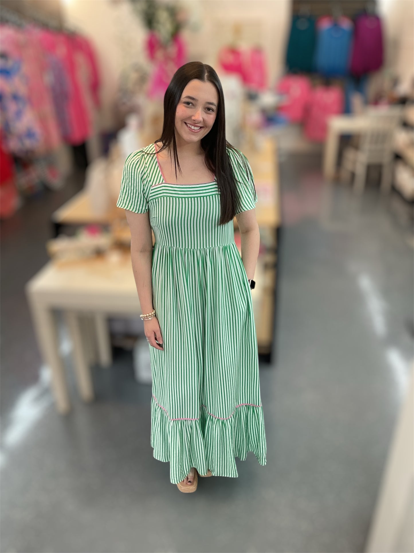 Sweet Magnolia Stripe Dress