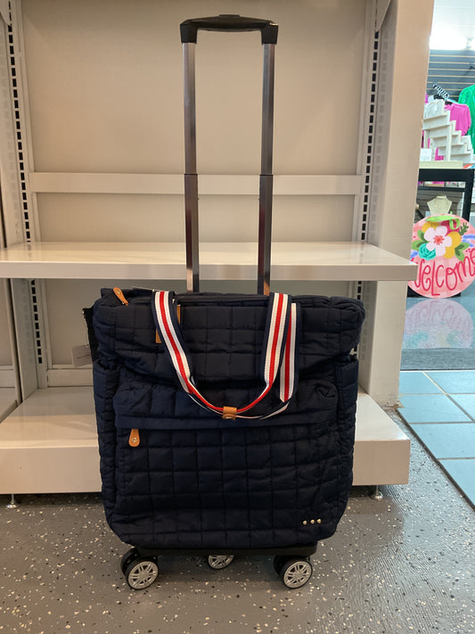 Tenley Quilted Roller Bag Navy