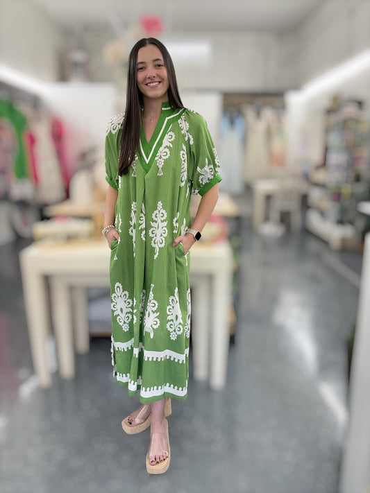 Emerald Garden Dress