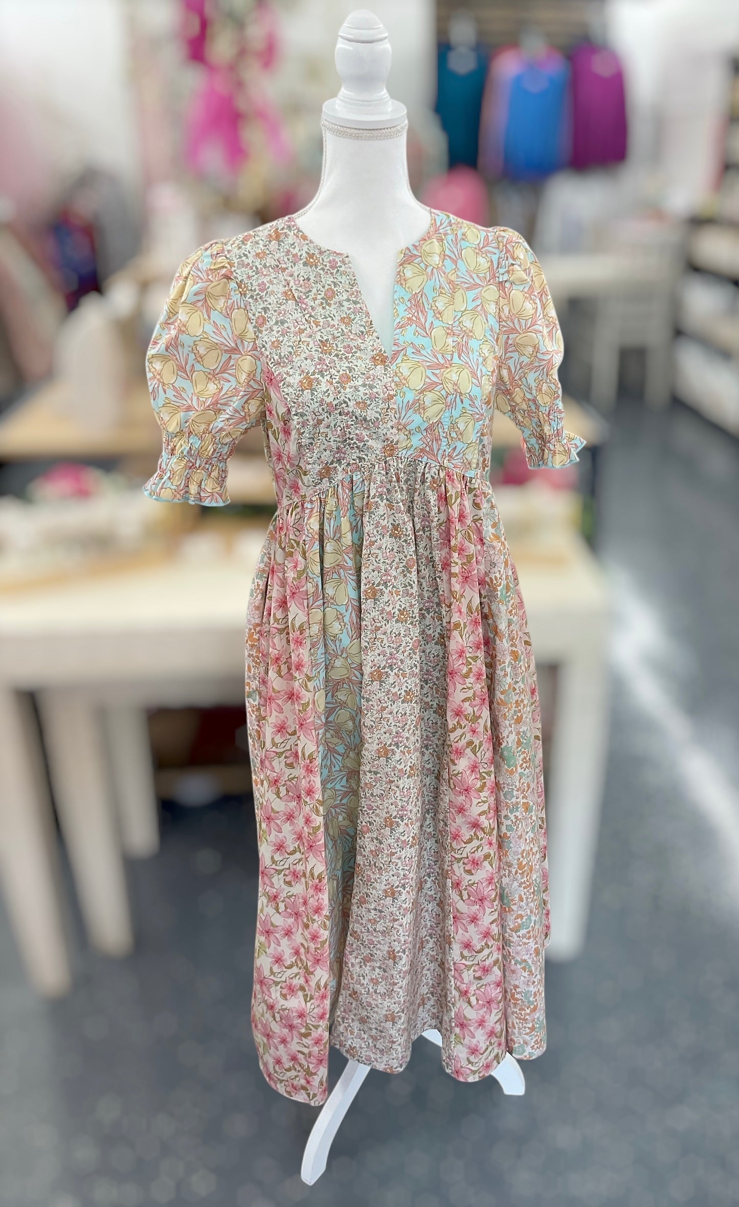 GG Floral Harmony Midi Dress