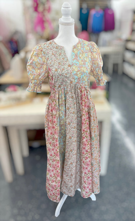 GG Floral Harmony Midi Dress