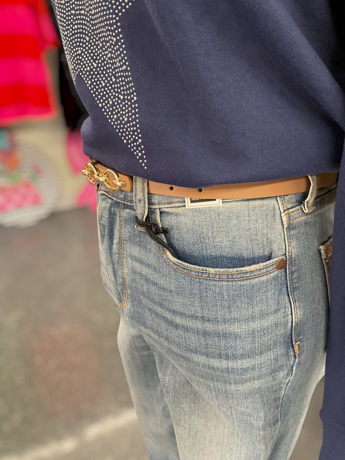Ash Mocha Classic Link Belt