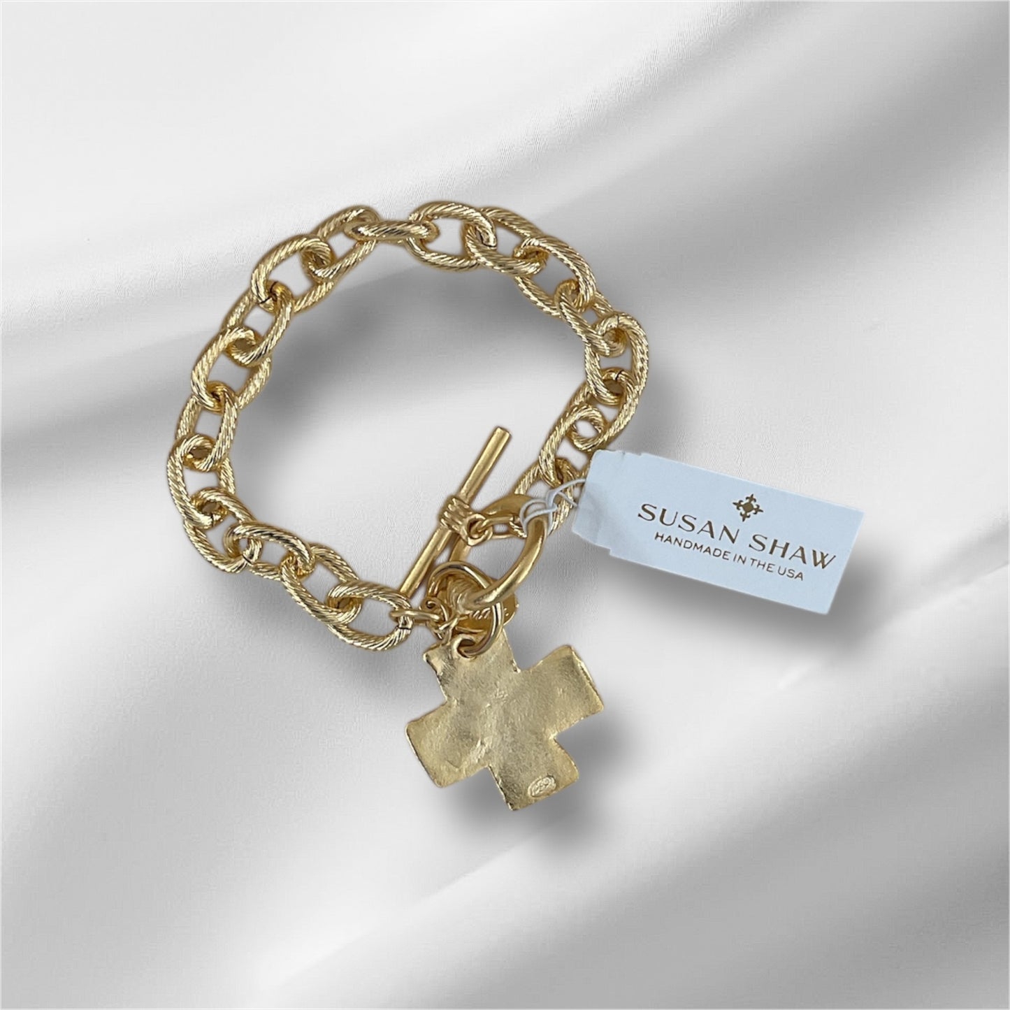 Susan Shaw Gold Toggle Bracelet