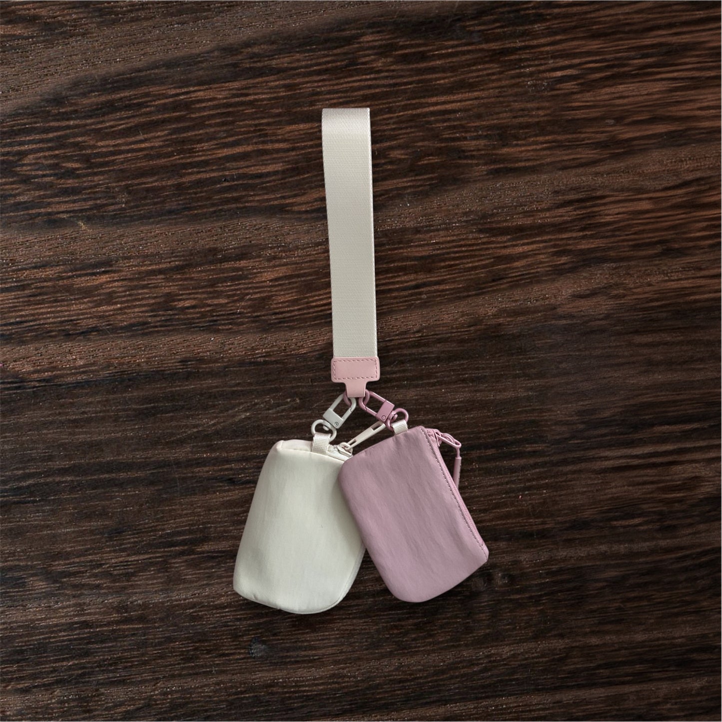 Double Pouch Wristlet