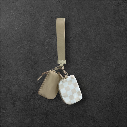 Double Pouch Wristlet