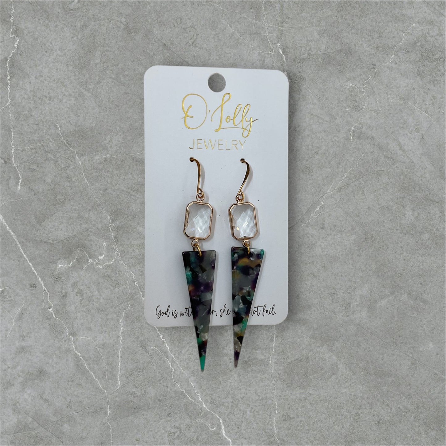 Skewered Gemstone Earrings