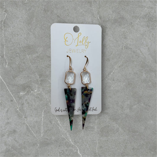 Skewered Gemstone Earrings