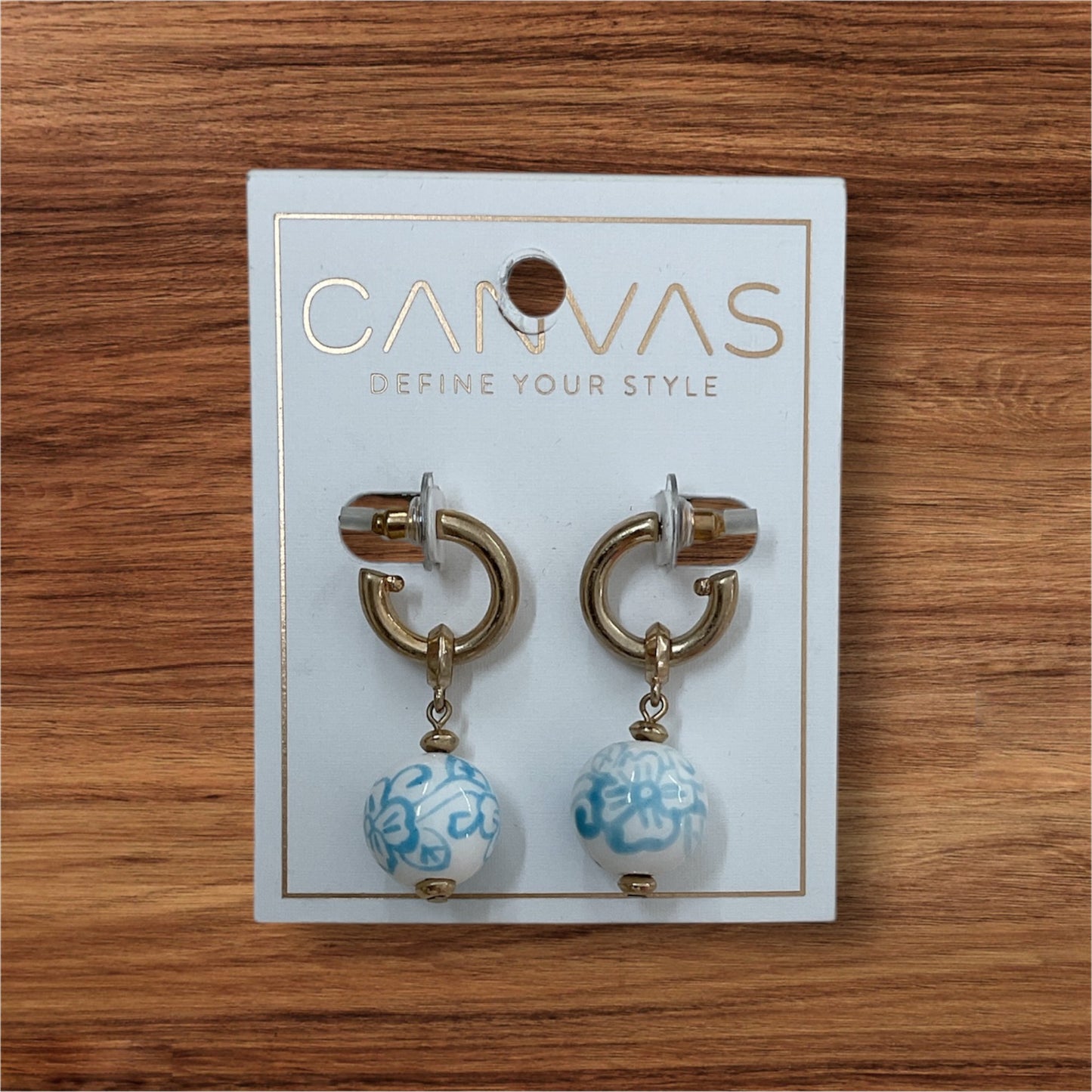 Floral Vintage Ball Hoops