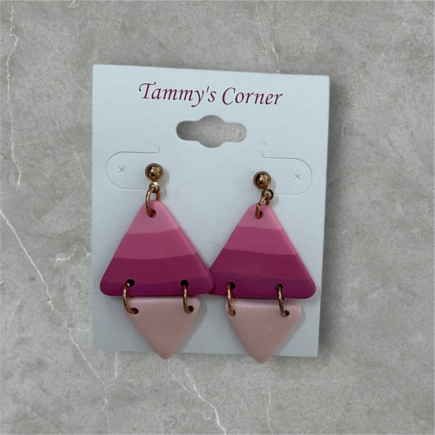 Pink Ombré Pyramids