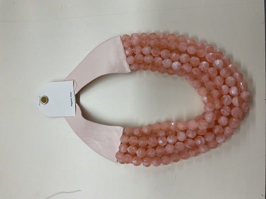 Pink Magnetic Clasp Stone Necklace
