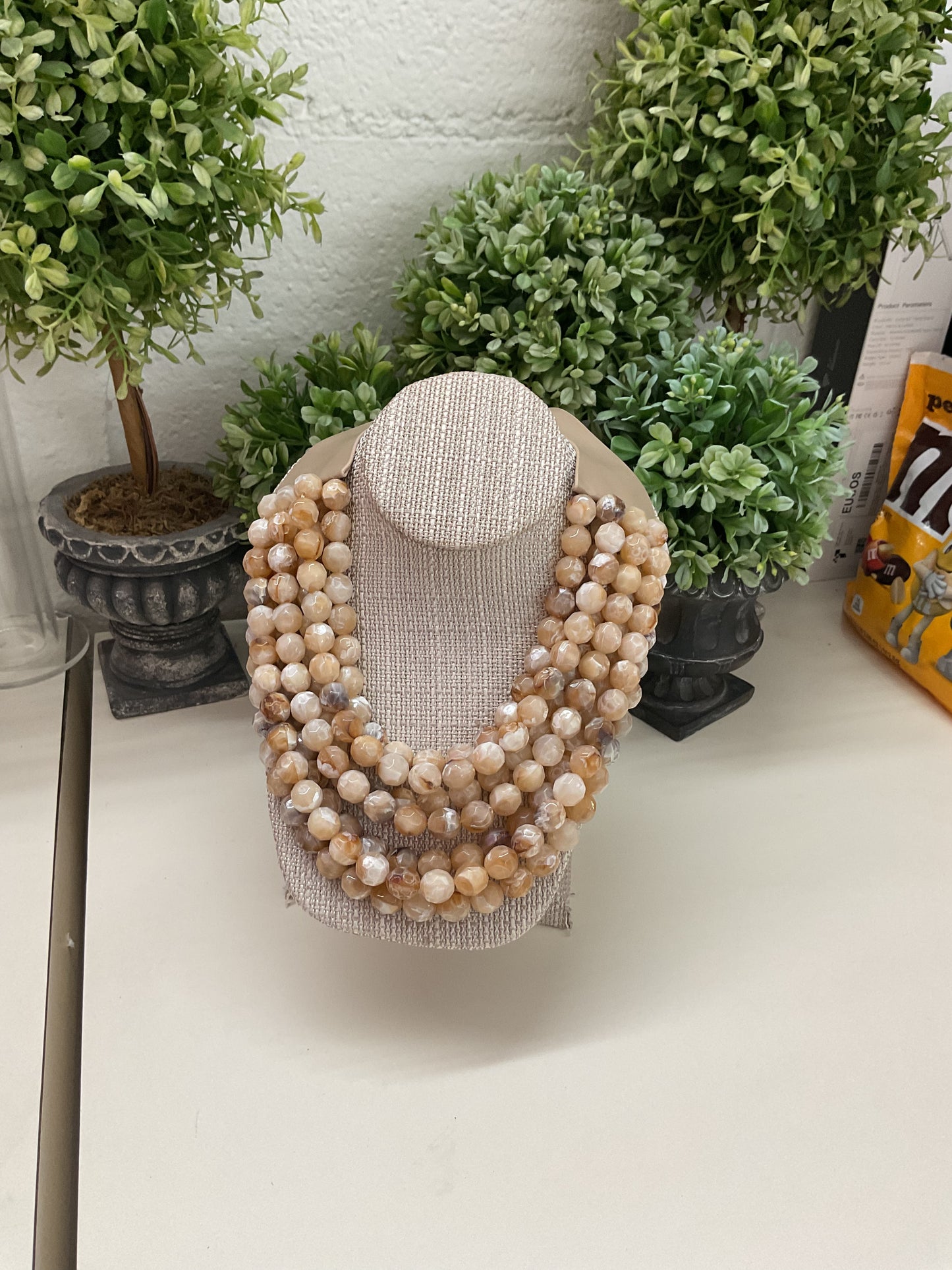 Earth Tone Magnetic Clasp Necklace