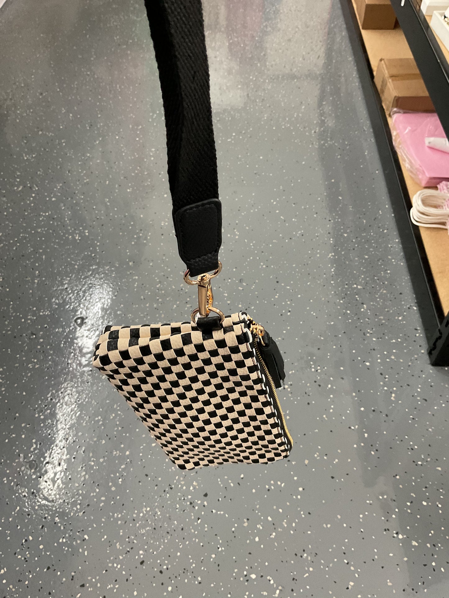 Woven Clutch Wristlet