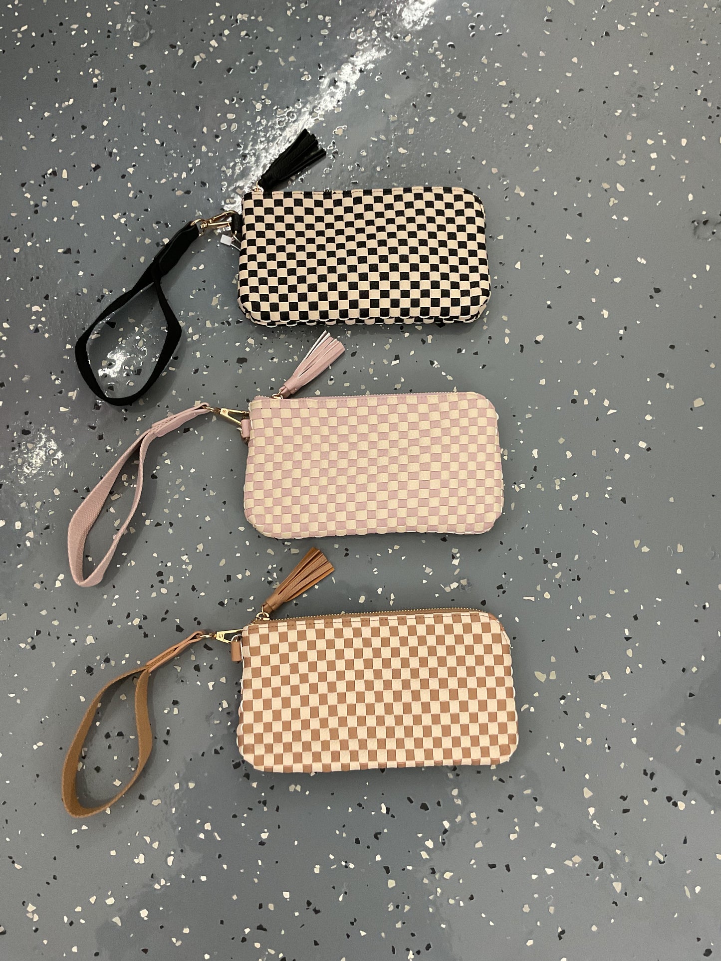 Woven Clutch Wristlet