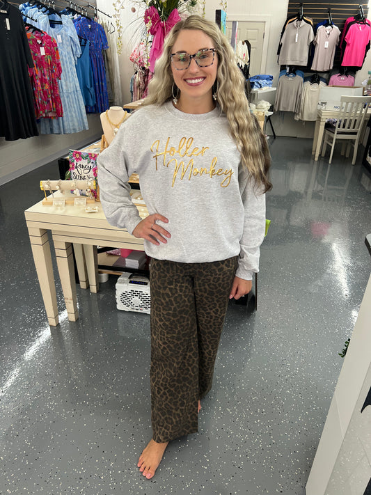 Holler Monkey Sweatshirt