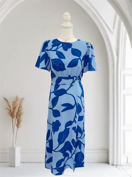 Blue Botanica Dress