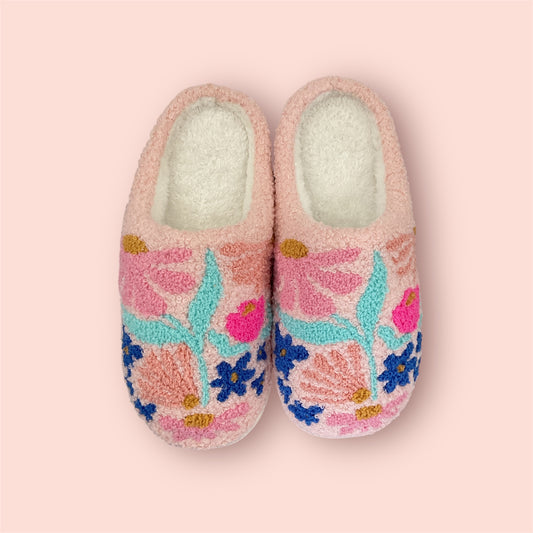 Floral Waves Slippers