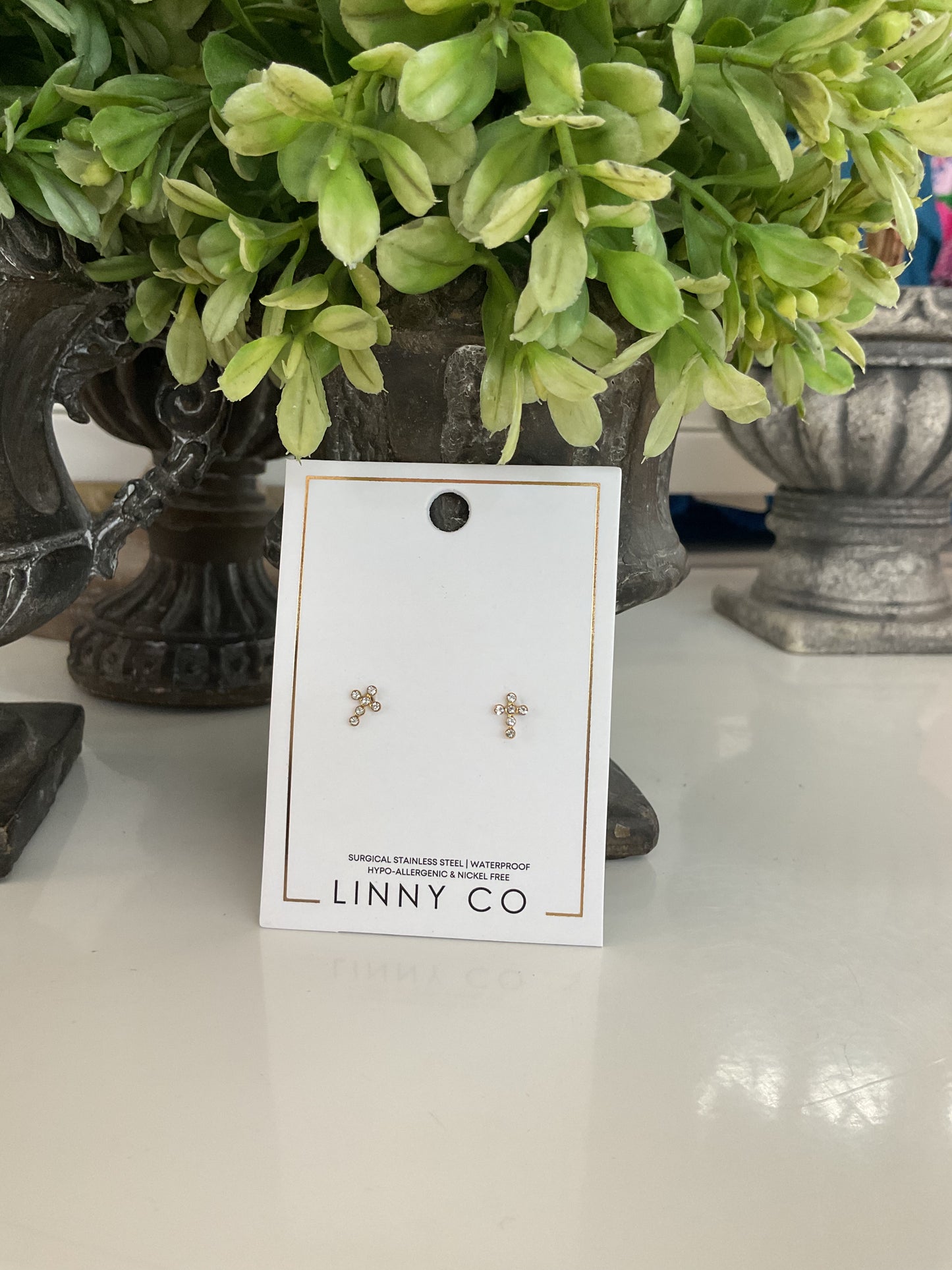 Linny Cross Studs