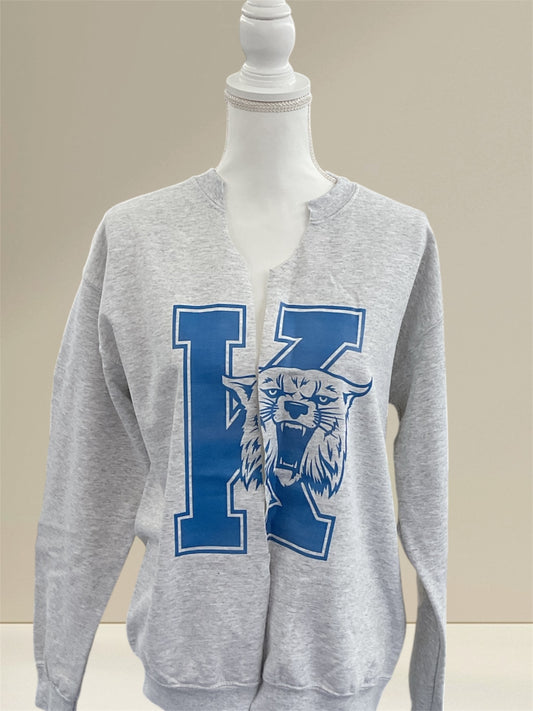 Kentucky Wildcats Sweatshirt Cardigan
