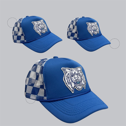 Wildcat Spirit Checkerboard Trucker Hat