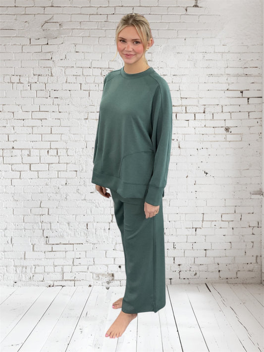 Scuba Pullover and Pants Ash Jade