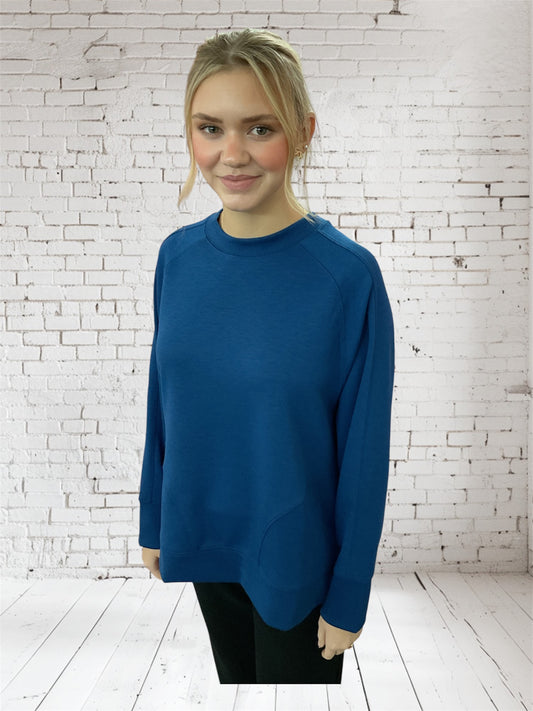 Scuba Pullover Lt. Navy