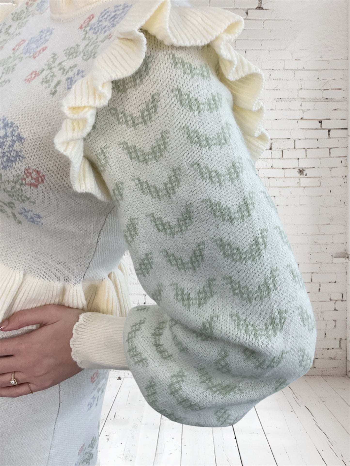 Multi Color Sweater Set