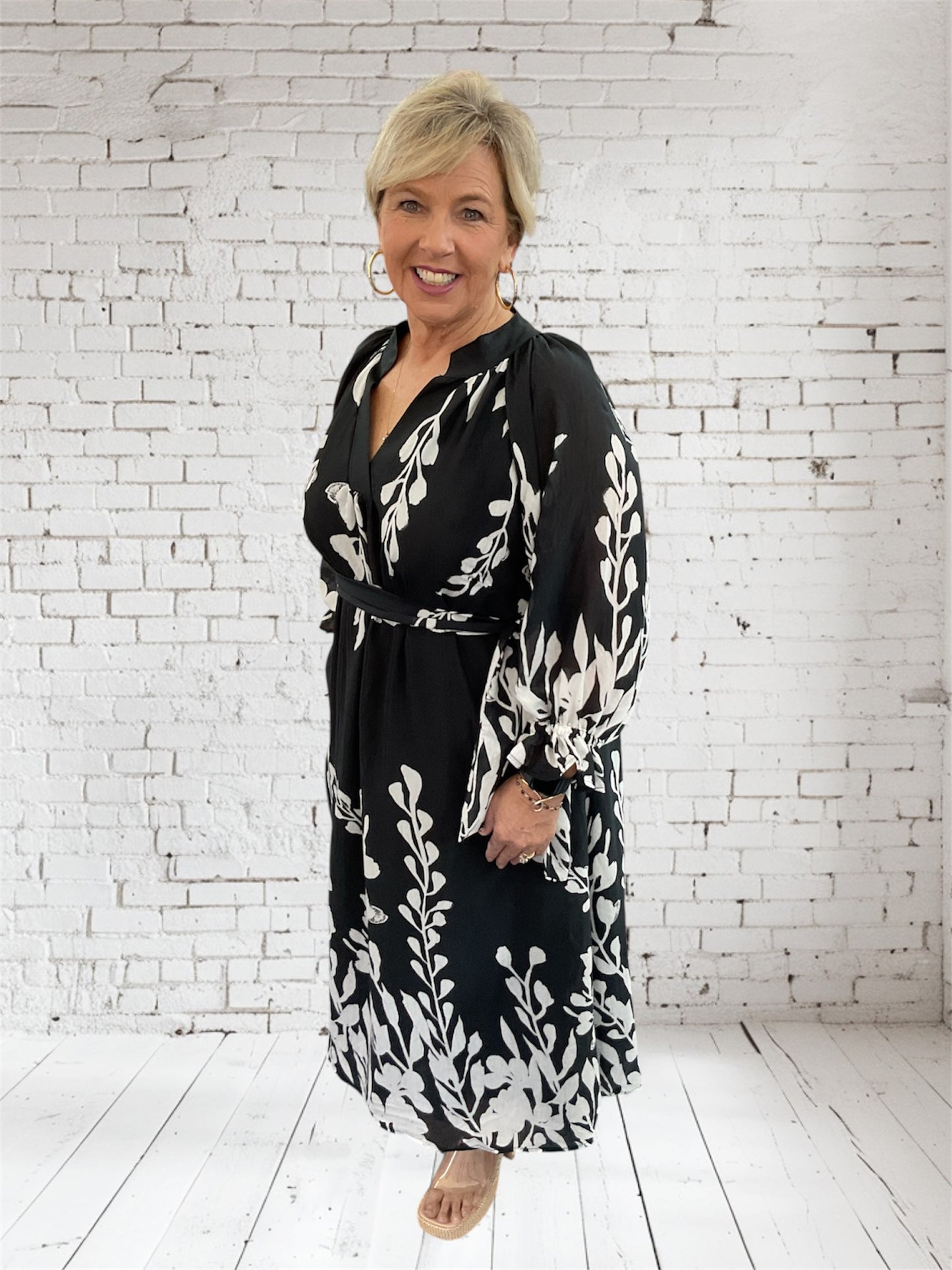 Midnight Blossom Dress