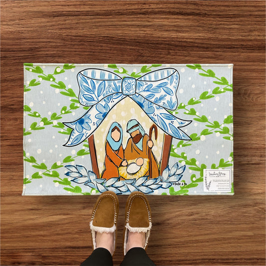 Door Mat Manger with Bow