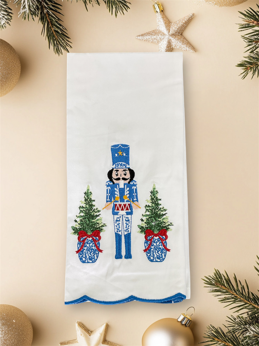 Merry Marchers Tea Towel