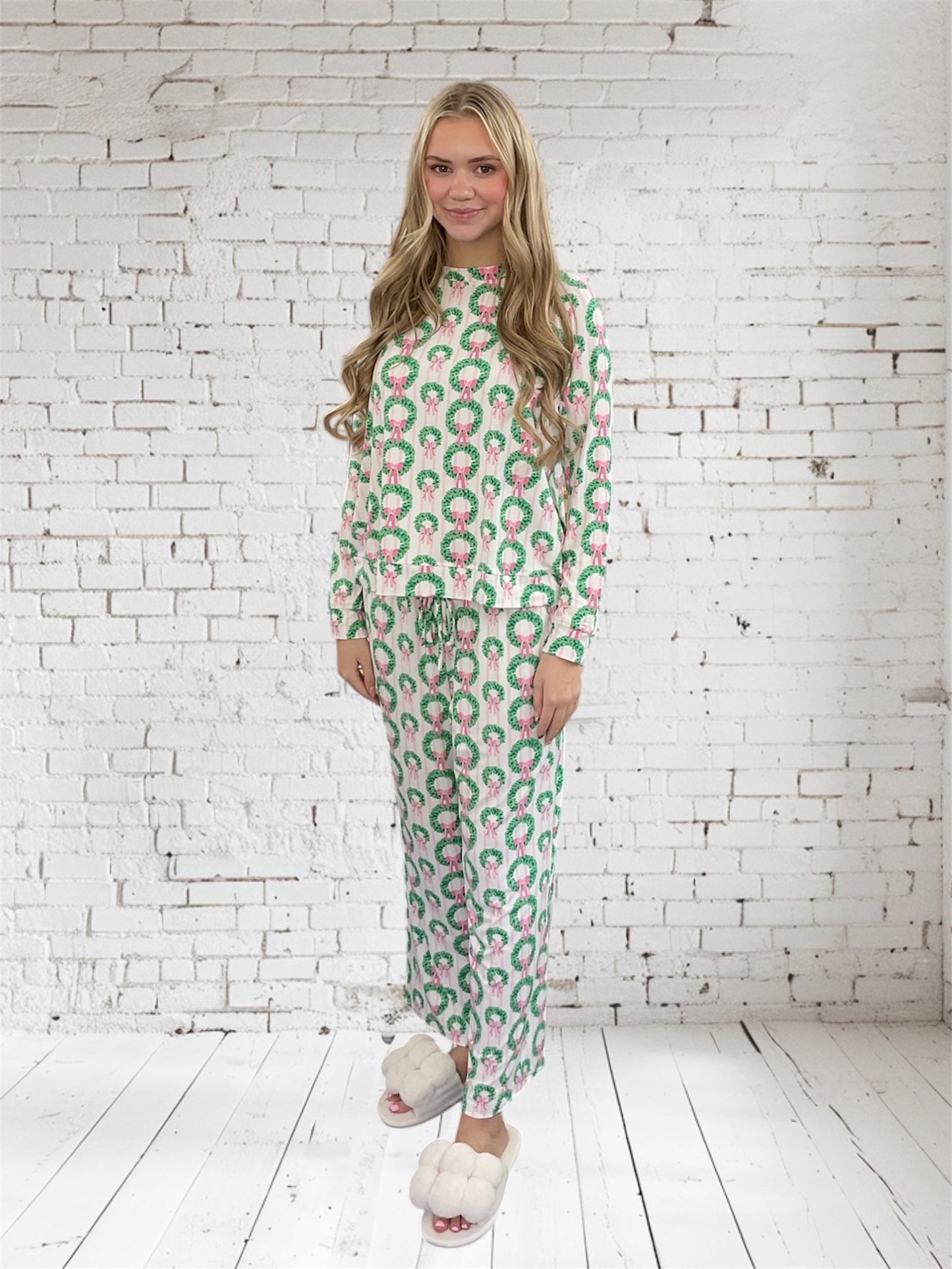 Christmas Wreath Pajamas