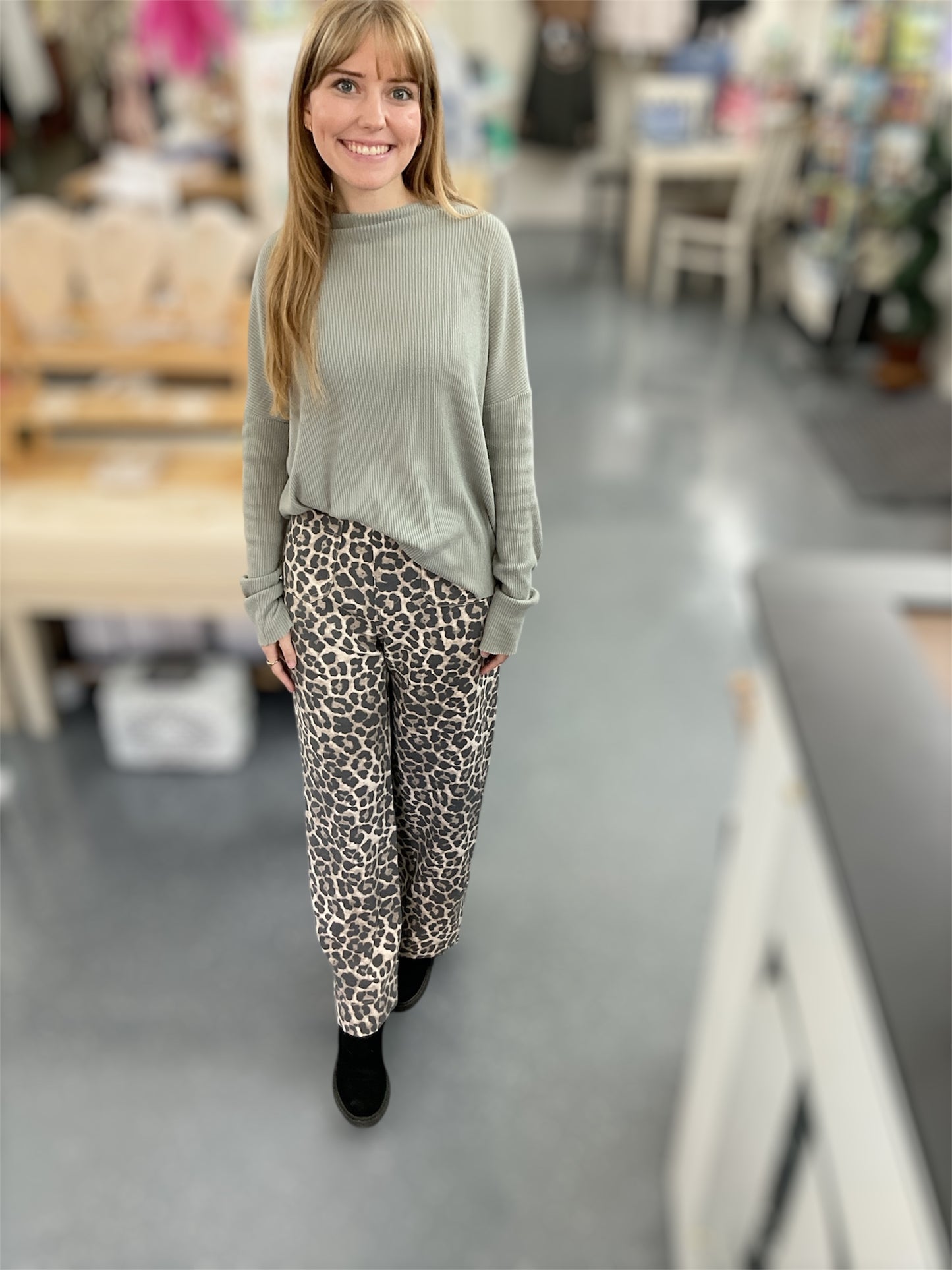 Wild at Ease Cheetah Pants