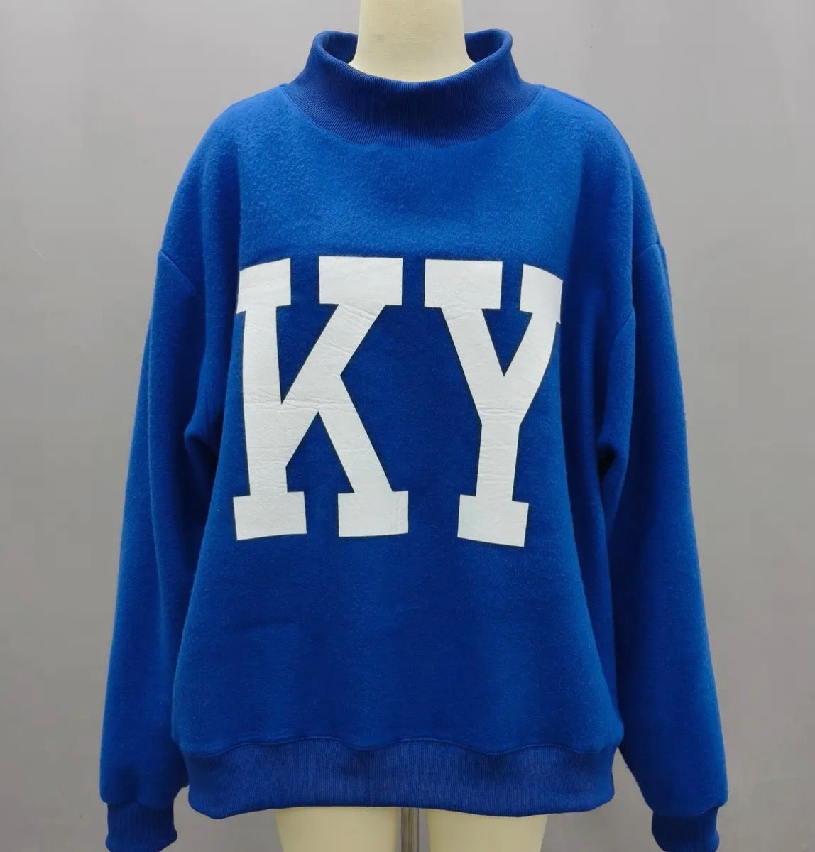 Blue Kentucky Reversible Mockneck