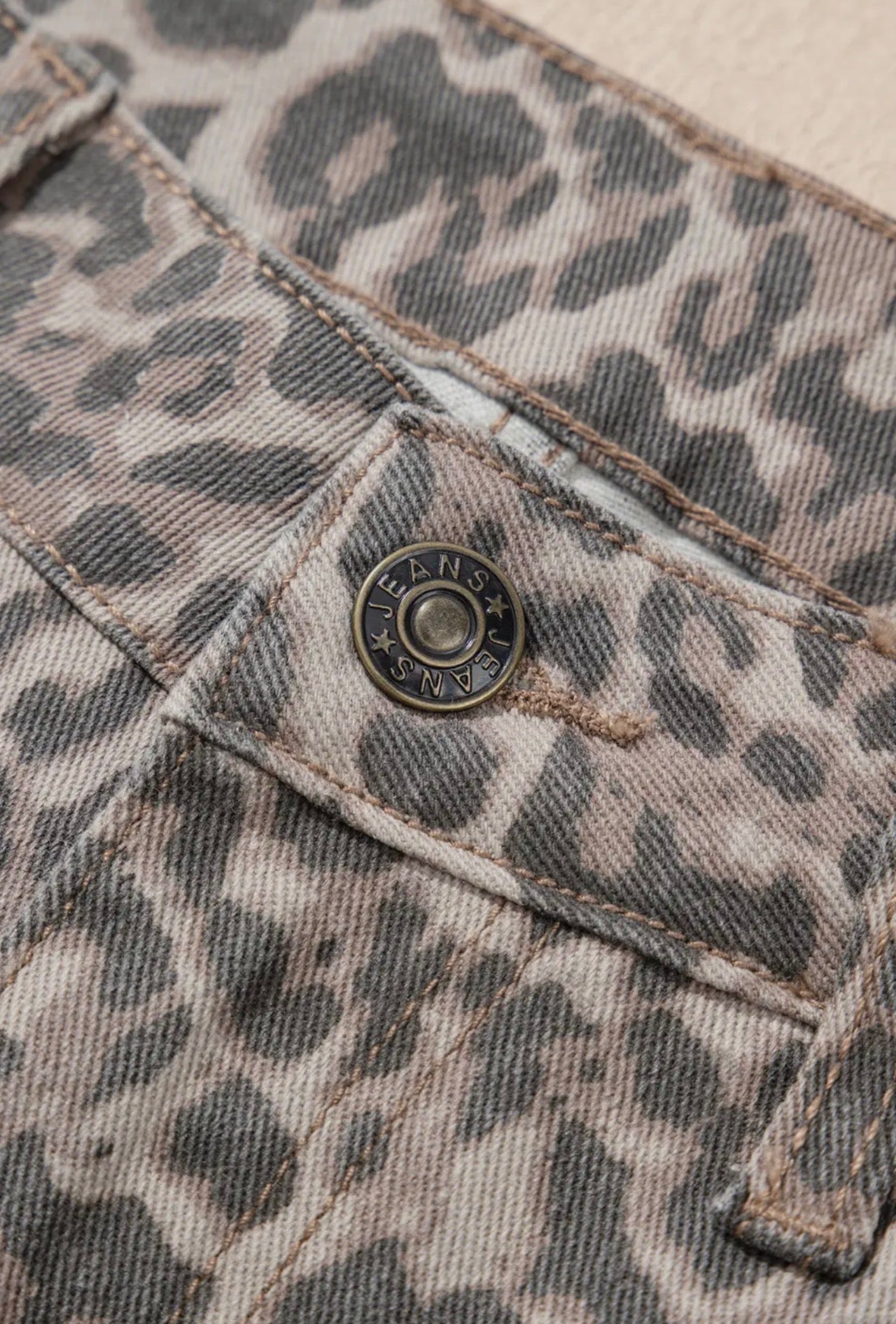 Wild Grace Leopard Jeans