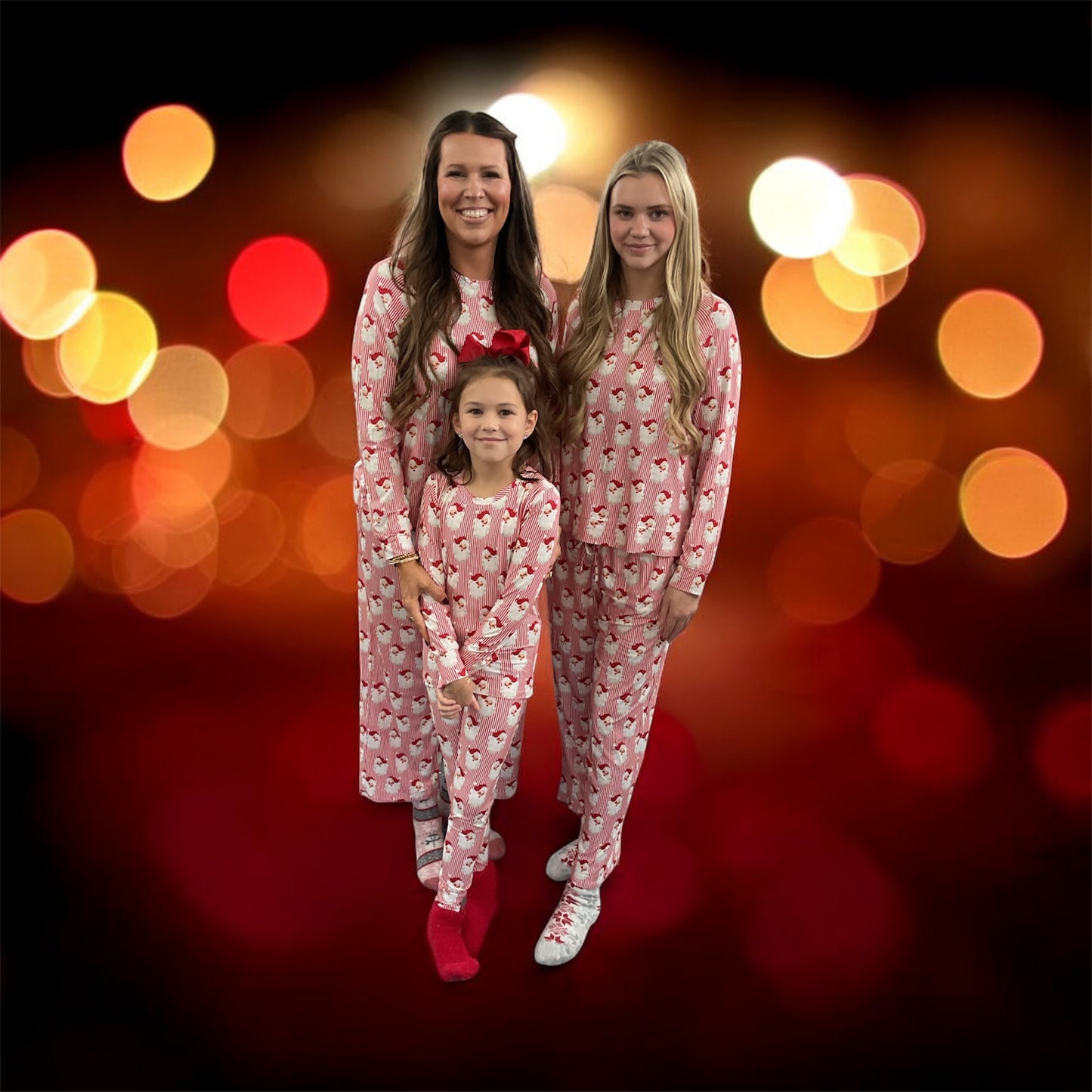 Santa Baby Red Annie PJ Set Adult