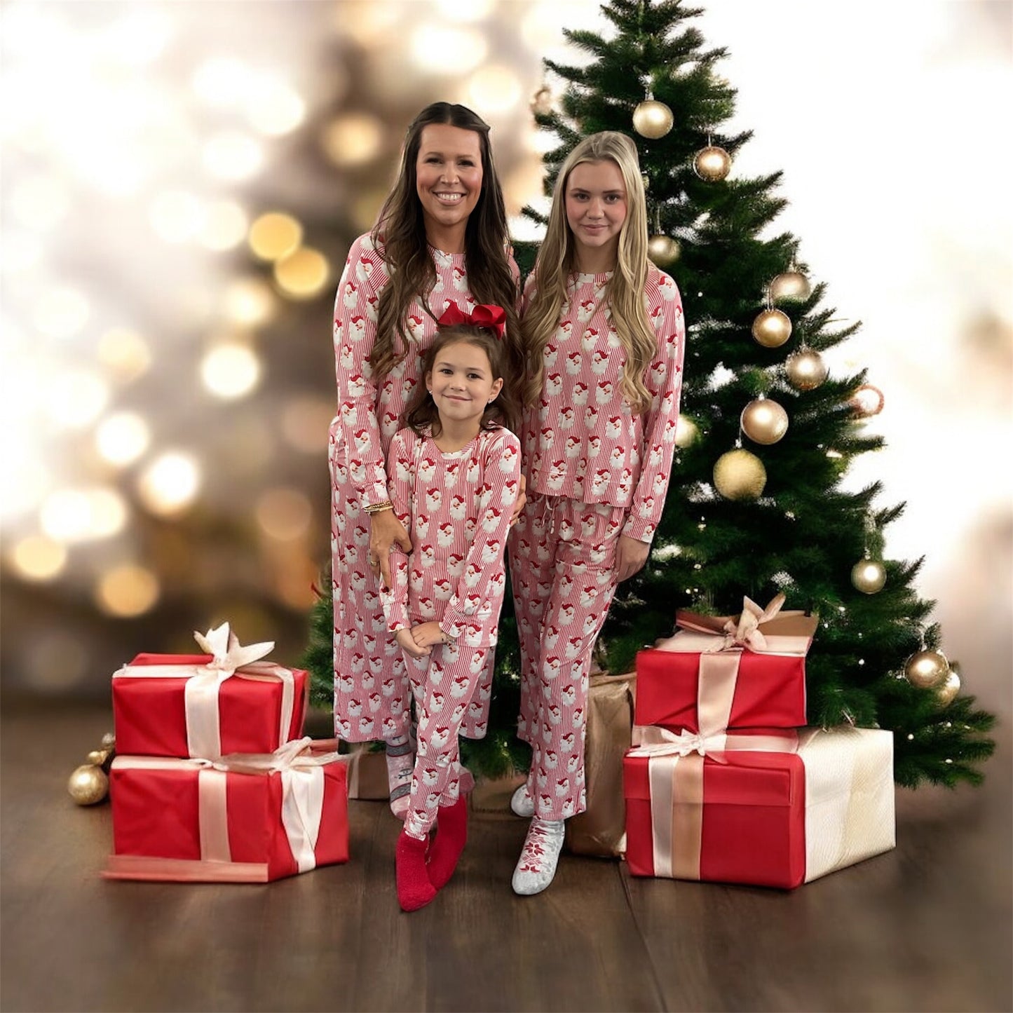 Santa Baby Red Annie PJ Set Adult