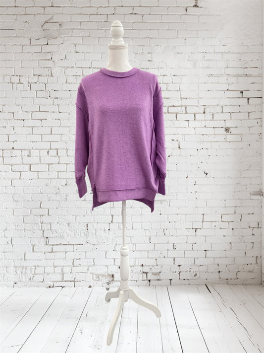Brushed Hacci Sweater B Violet