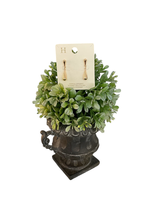 Gold Teardrop Earrings