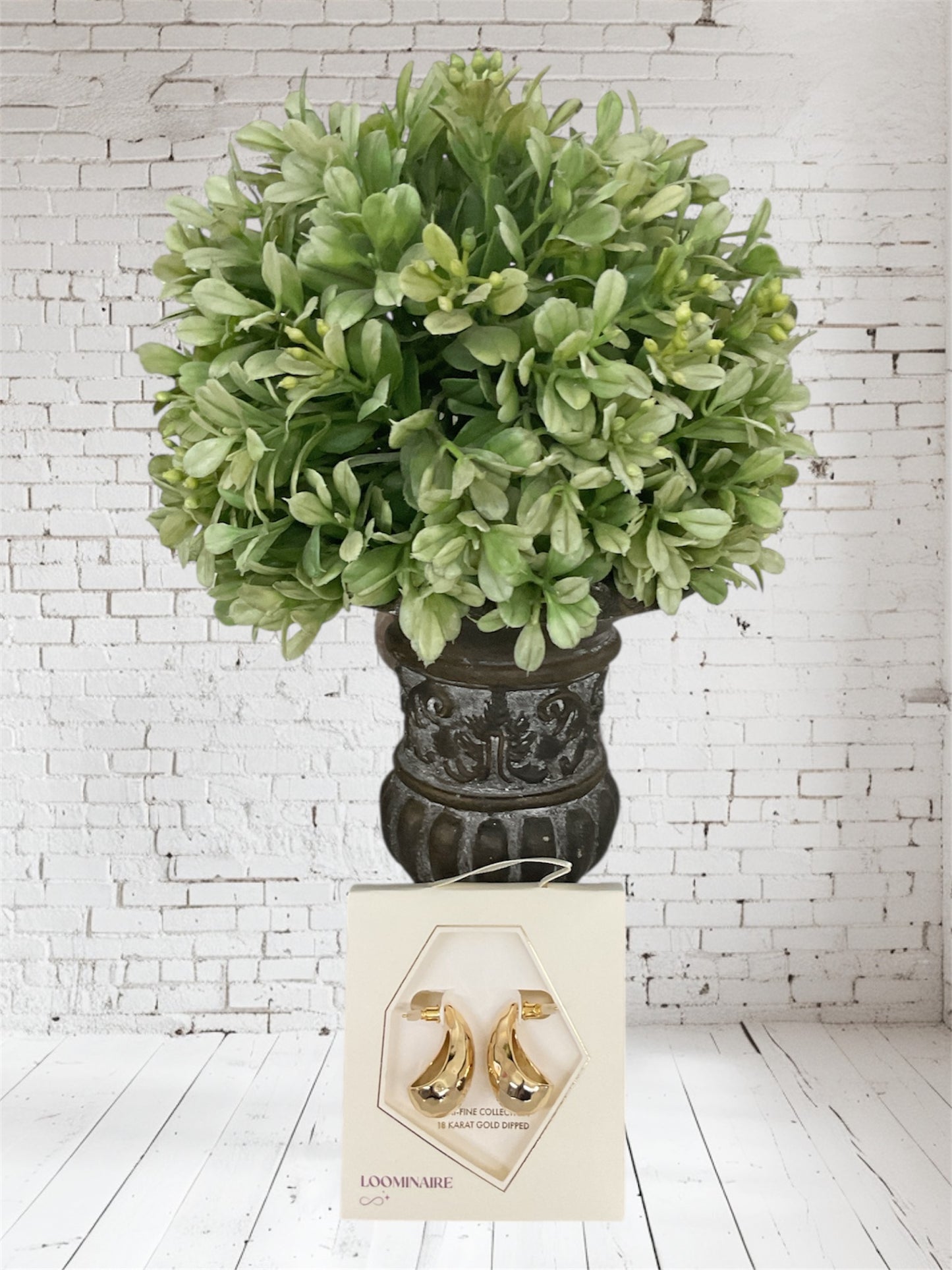 Golden Teardrop Earrings