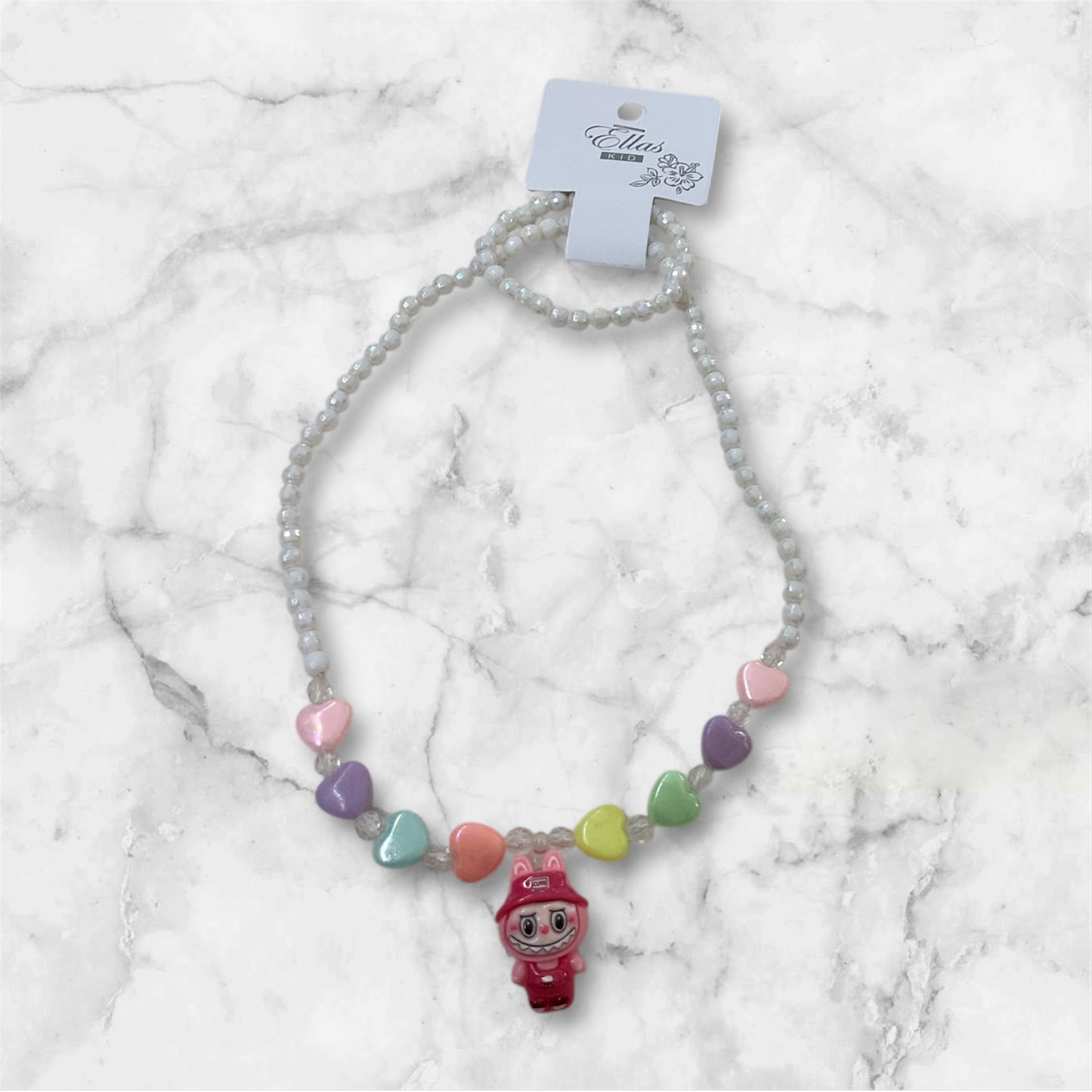Little Monster Beaded Necklace Kids