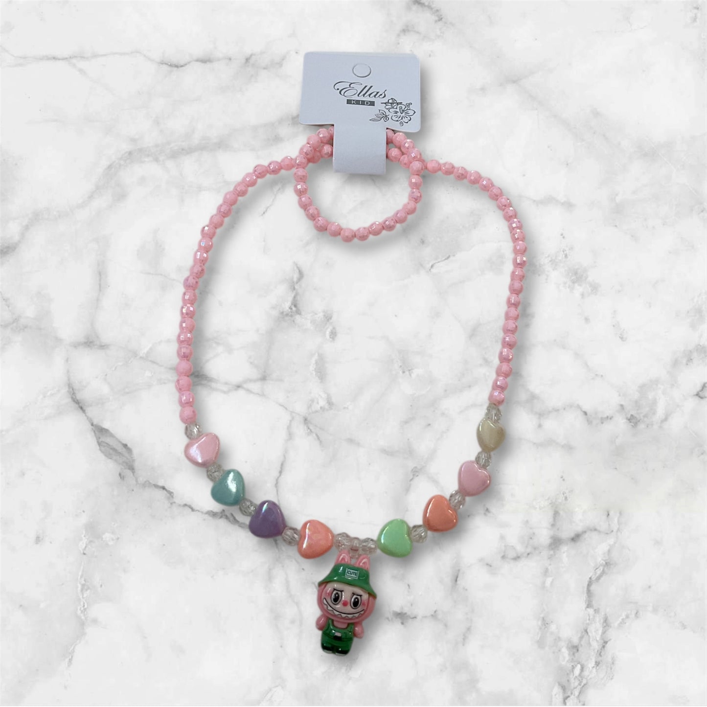 Little Monster Beaded Necklace Kids