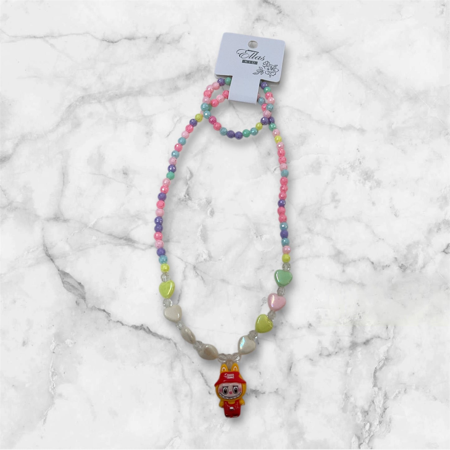 Little Monster Beaded Necklace Kids