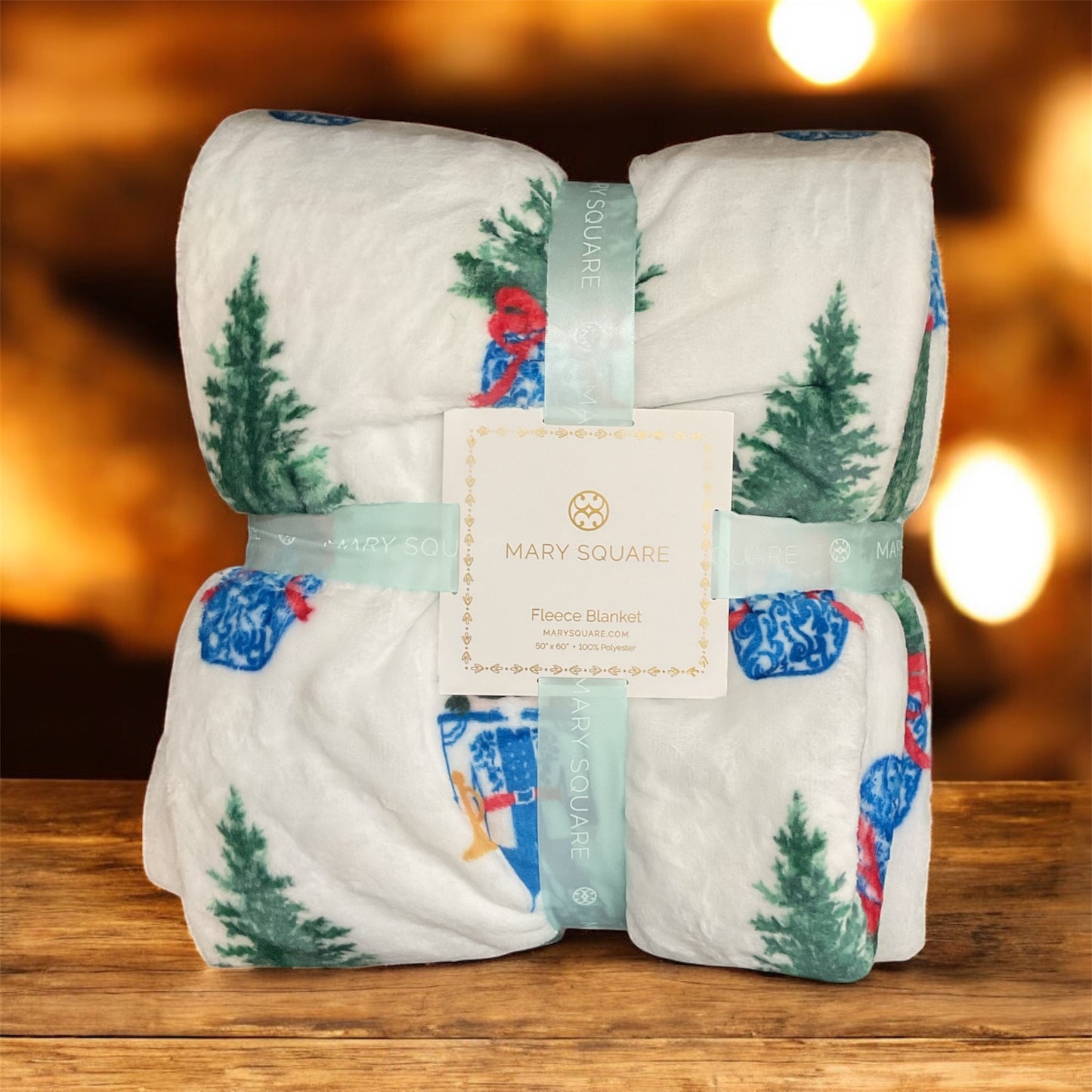 Holiday Cabin Cozy Blanket