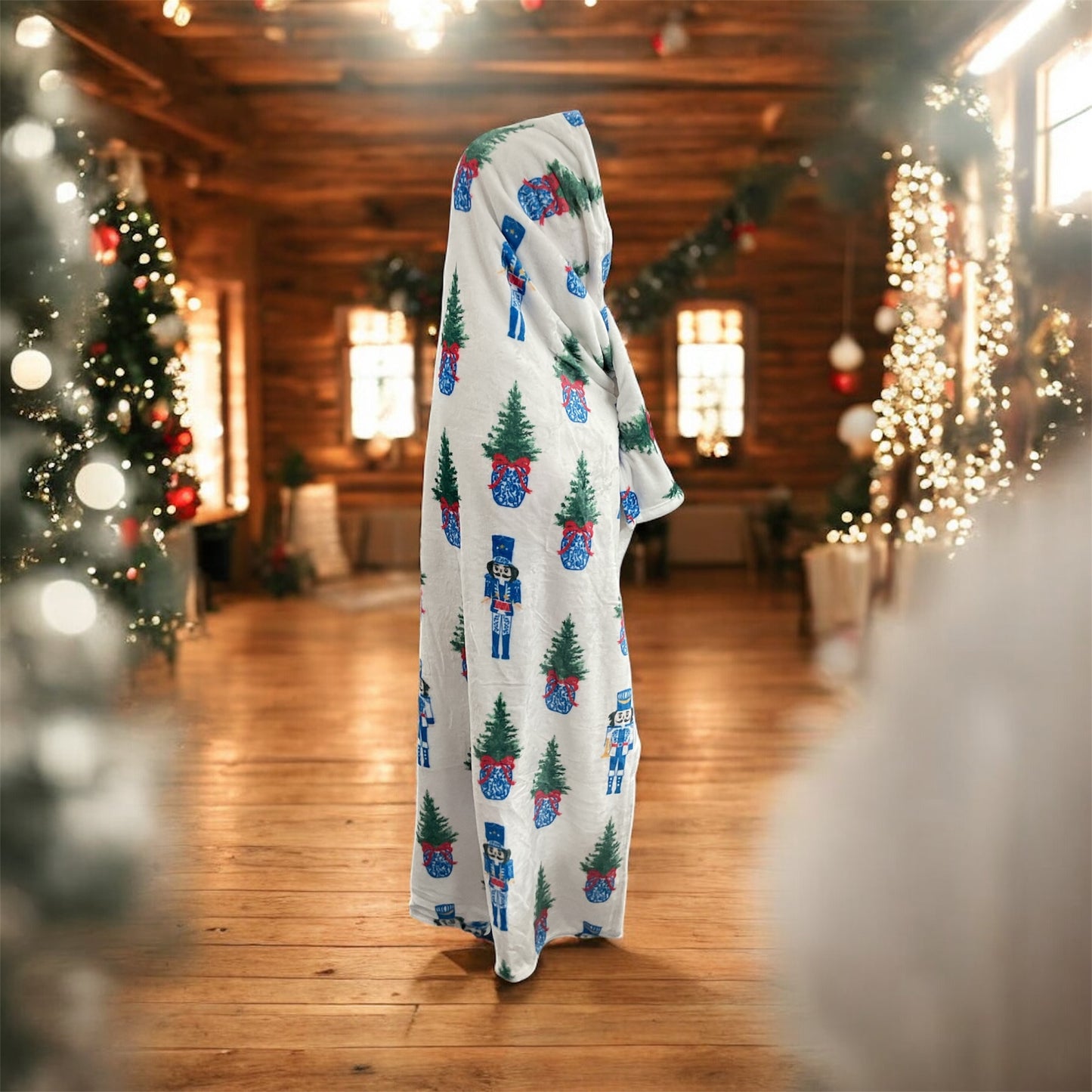 Holiday Cabin Cozy Blanket