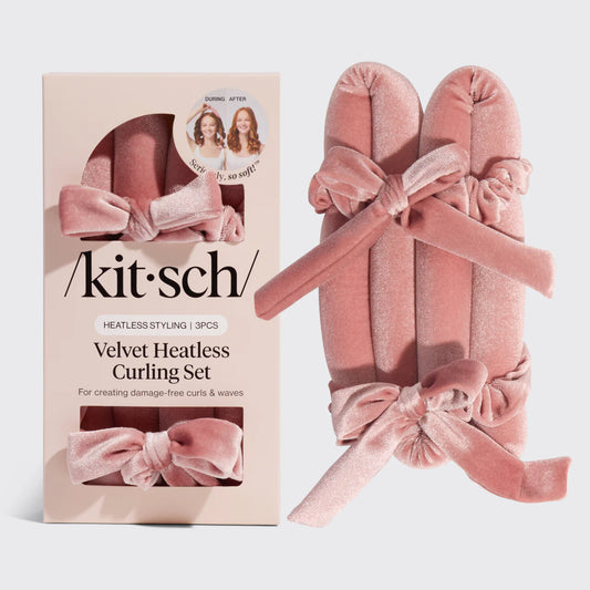 Kitsch Velvet Heatless Curling Set